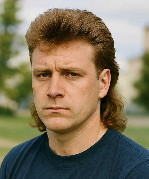 80s Mullet Hairstyle