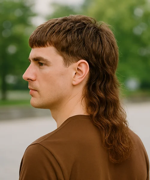 Long Hair Mullet