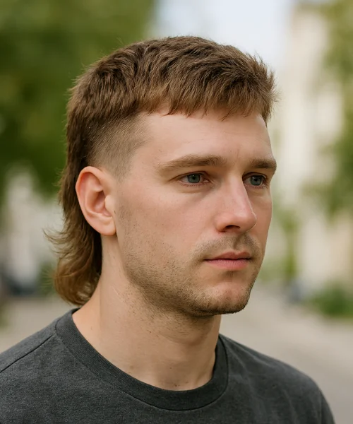 Tapered Mullet Hair