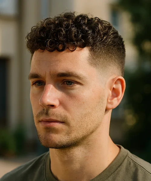 The Low Taper Fade Curly Hair