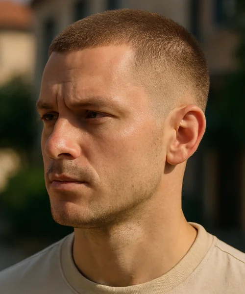 Buzz Cut Burst Fade