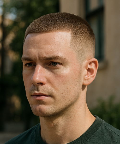 Buzz Cut Taper Styling