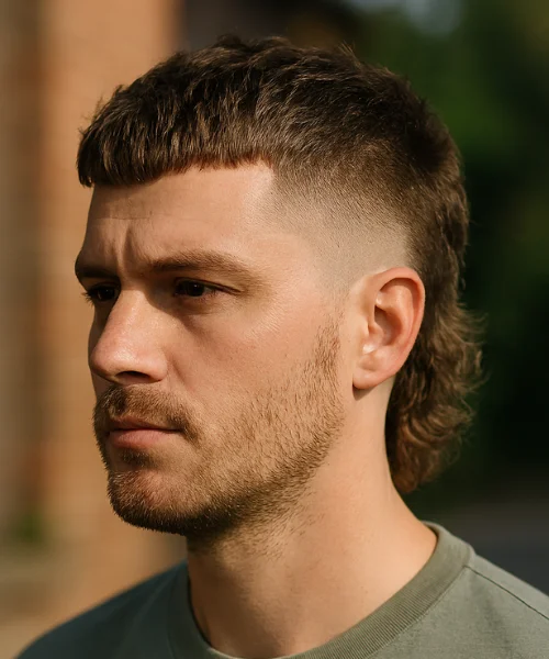 Fade Mullet Hair