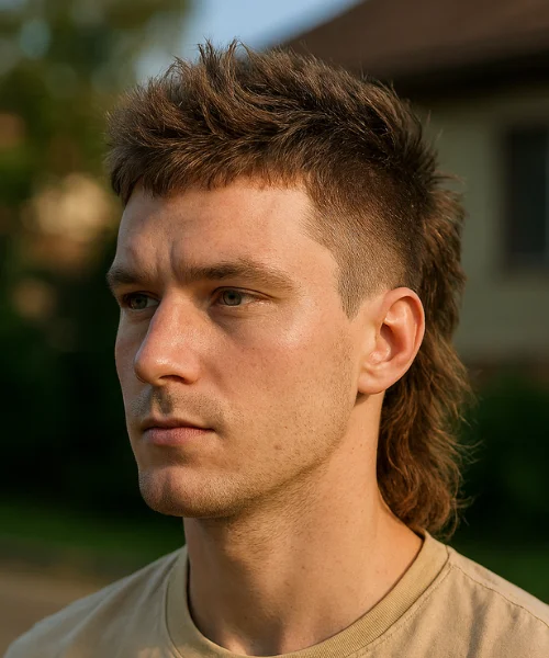 Faux Hawk Mullet