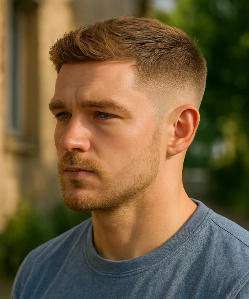 Mid Taper Fade Hairstyle