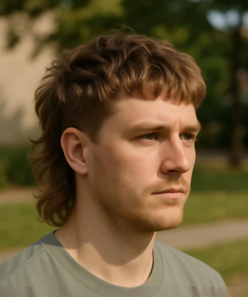 Textured Mullet Hair Design