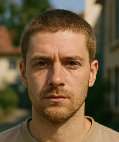 Grown Out Buzz Cut Hairstyle