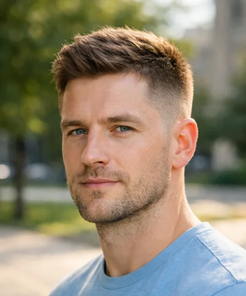 Taper Fade Bajo Design: A Clean Low Fade with Smooth, Modern Precision Taper Fade Bajo Hairstyle