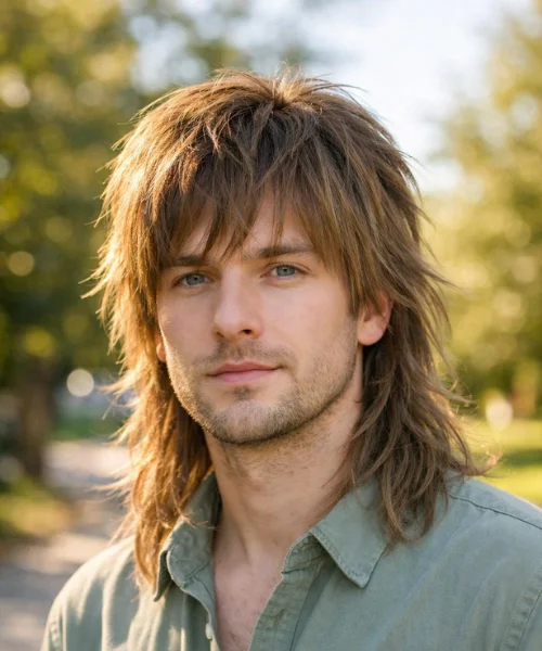 Long Wolf Cut: The Layered, Wild Style Everyone Loves Right Now The Long Hair Wolf Cut Design